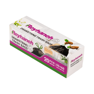 کیسه زباله رولی بنددار متوسط 20 عددی